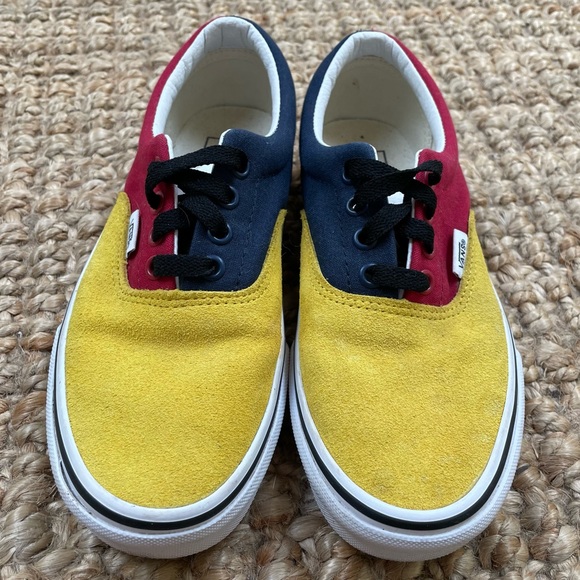 Vans Suede Canvas Colorblock Shoes size 6.5 - Picture 5 of 8
